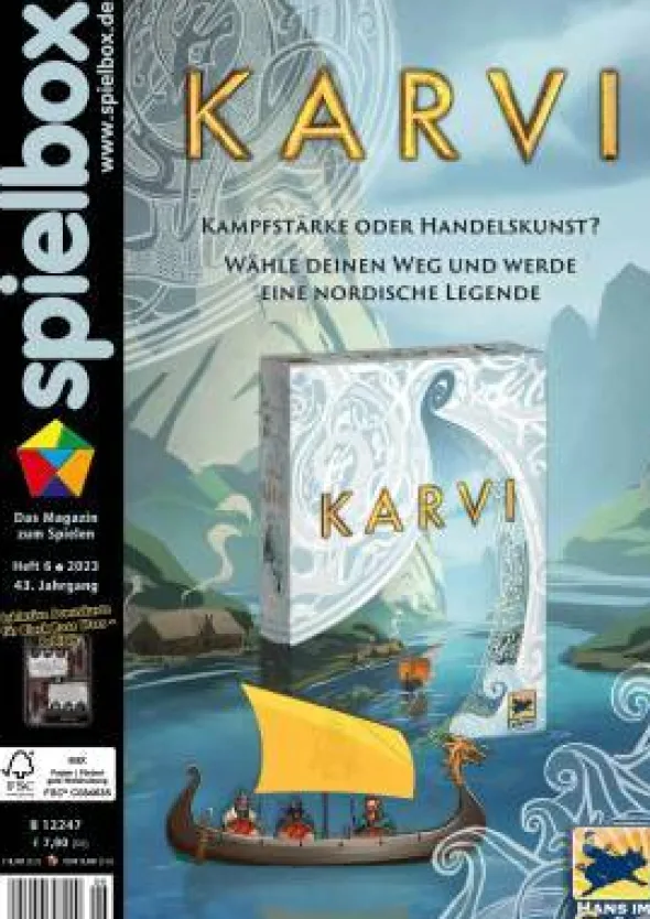 spielbox 2023 Heft 6 (inkl. Promokarte für Black Rose Wars)