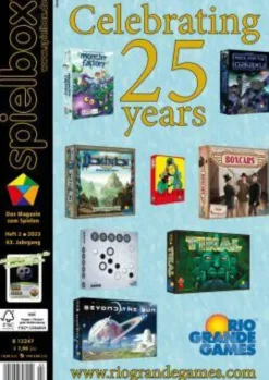 spielbox 2023 Heft 2 (inkl. Promokarte Psyche für Terraforming Mars)