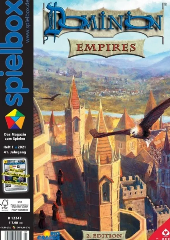 spielbox 2021 Heft 1 (Mini-Erw. Terraforming Mars)