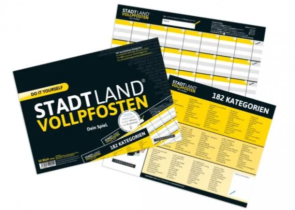 STADT LAND VOLLPFOSTEN - DO IT YOURSELF-EDITION (DinA4-Format)