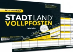 STADT LAND VOLLPFOSTEN - DO IT YOURSELF-EDITION (DinA4-Format)