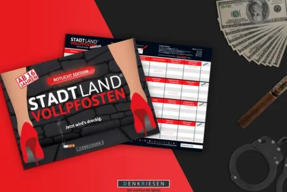STADT LAND VOLLPFOSTEN - ROTLICHT EDITION (DinA4-Format)