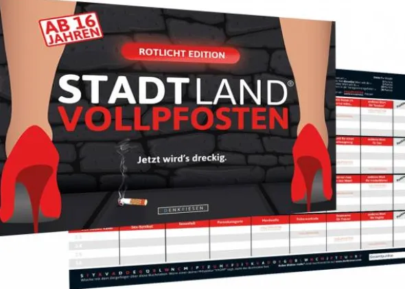STADT LAND VOLLPFOSTEN - ROTLICHT EDITION (DinA4-Format)