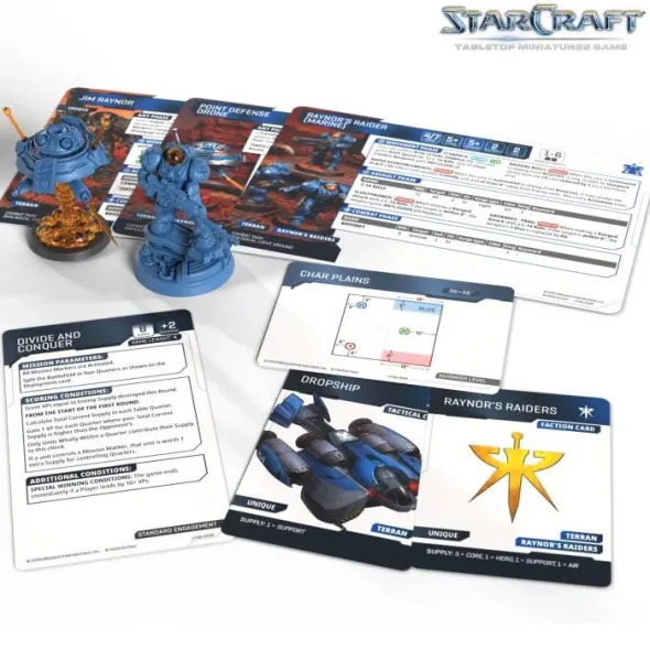 Starcraft: Jim Raynor & Point Defense Drone - Terran - Hero (Exp.) (engl.)