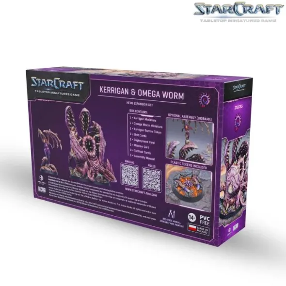 Starcraft: Kerrigan & Omega Worm (Primal Kerrigan ) - Zerg - Hero (Exp.) (engl.)