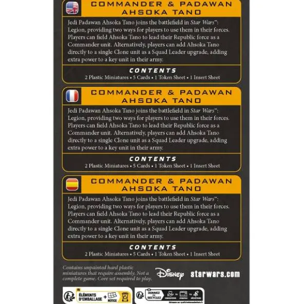 Star Wars: Legion - Commander & Padawan Ahoska Tano (Erw.)
