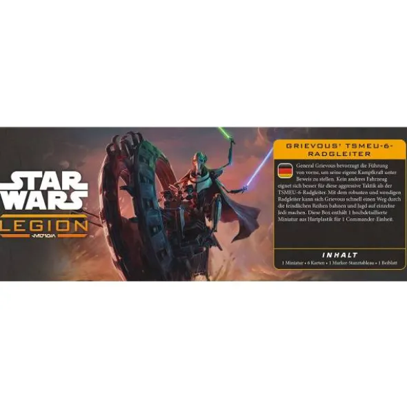 Star Wars: Legion - Grievous’ TSMEU-6 Wheel Bike (Erw.)