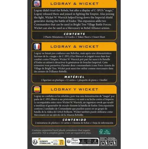Star Wars: Legion - Logray & Wicket (Exp.) (engl.)