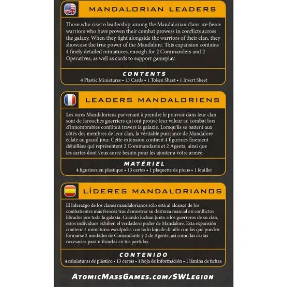 Star Wars: Legion - Mandalorian Leaders