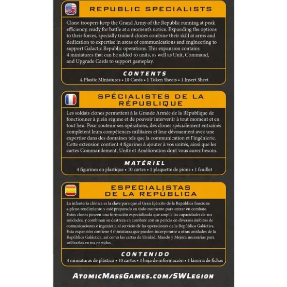 Star Wars: Legion - Republic Specialists (Erw.)