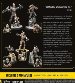 Star Wars: Shatterpoint - Clone Force 99 Squad Pack (Erw.)
