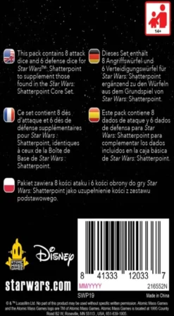 Star Wars: Shatterpoint - Dice Pack (Erw.)