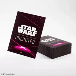 Star Wars: Unlimited Art Sleeves - Card Back Magenta