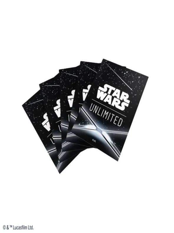 Star Wars: Unlimited Art Sleeves - Card Back Black