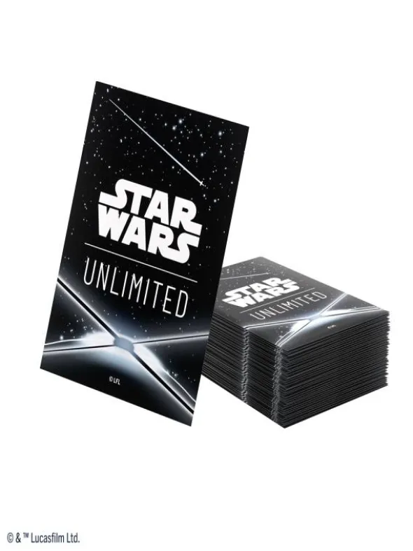 Star Wars: Unlimited Art Sleeves - Card Back Black