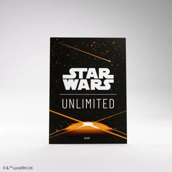 Star Wars: Unlimited Art Sleeves - Card Back Orange