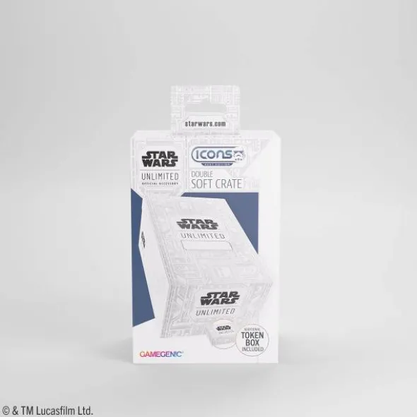Star Wars: Unlimited Double Soft Crate - Unlimited Pattern White
