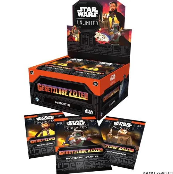 Star Wars: Unlimited - Gesetzlose Zeiten (Booster-Display)