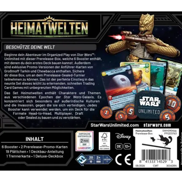 Star Wars: Unlimited - Heimatwelten (Prerelease-Box)