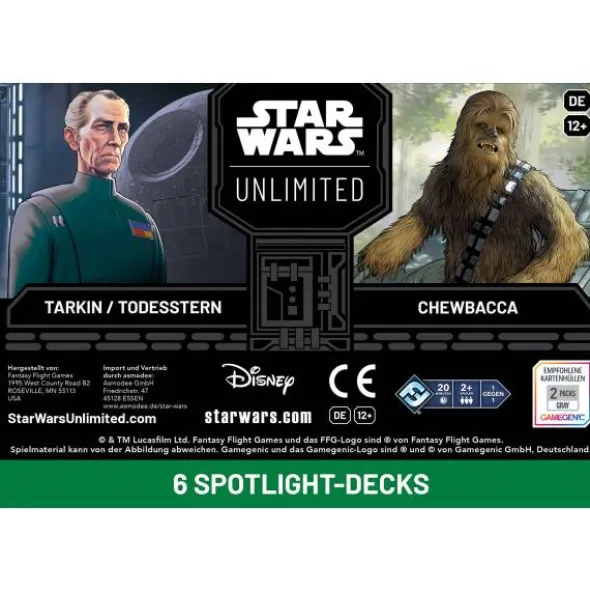 Star Wars: Unlimited - Heimatwelten (Spotlight-Decks Chewbacca/Großmoff Tarkin)