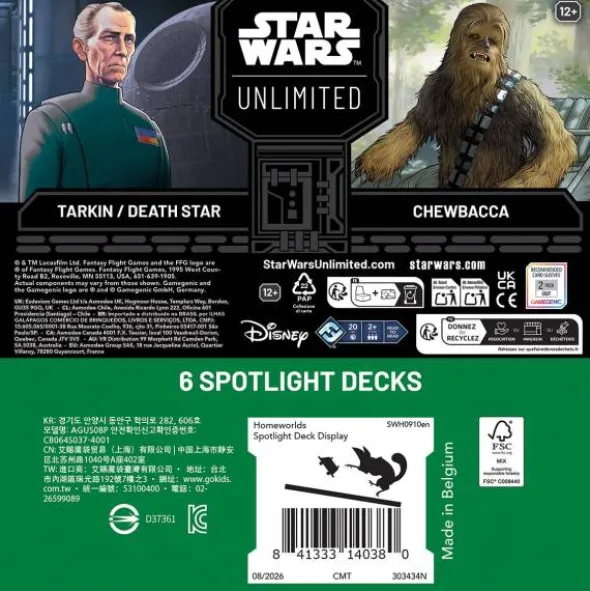 Star Wars: Unlimited - Homeworlds (Spotlight Decks Chewbacca/Großmoff Tarkin) (engl.)