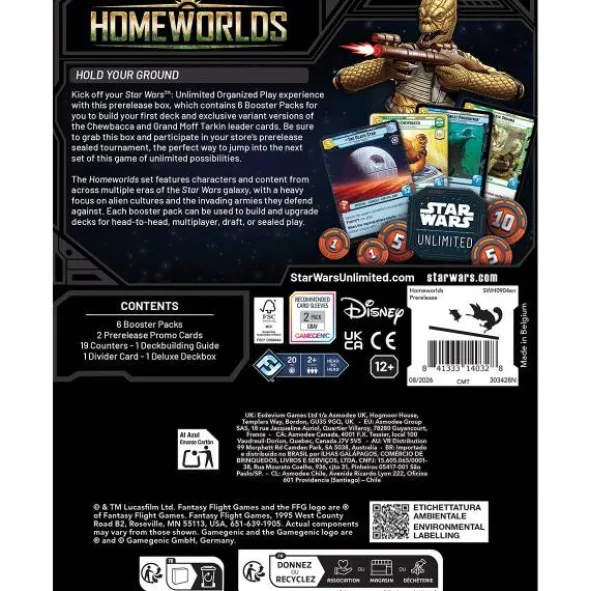 Star Wars: Unlimited - Homeworlds (Prerelease Box) (engl.)