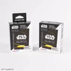 Star Wars: Unlimited Premium Art Sleeves - Card Back Yellow