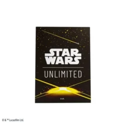 Star Wars: Unlimited Premium Art Sleeves - Card Back Yellow