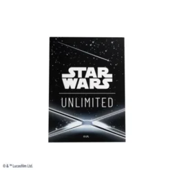 Star Wars: Unlimited Premium Art Sleeves - Card Back Black