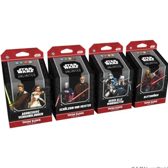 Star Wars: Unlimited - 2026 Twin Suns (4 Twin-Suns-Decks) (deutsch)