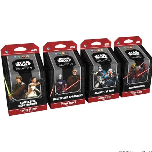 Star Wars: Unlimited - 2026 Twin Suns (4 Twin-Suns-Decks) (engl.)