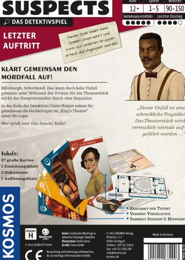 Suspects: Letzter Auftritt