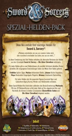 Sword & Sorcery: Die Alten Chroniken - Alternative Helden & Geisterformen Spezial-Helden-Pack (Erw.)