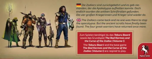 Teburu: The Bad Karmas and the Curse of the Zodiac: The Zodiac Apocalypse Heroes (Erw.)