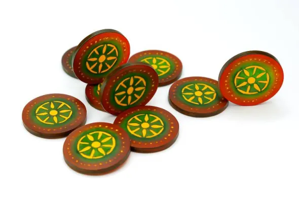 Token and Markers: Scythe & Expeditions Acrylic Token Upgrade Kit