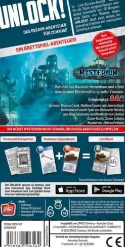 Unlock! Game Adventures: Mysterium (Einzelszenario)