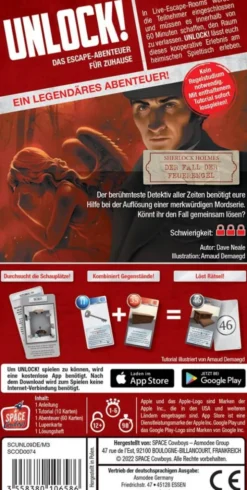 Unlock! Sherlock Holmes: Der Fall der Feuerengel (Einzelszenario)
