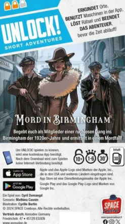 Unlock! Short Adventures: Mord in Birmingham