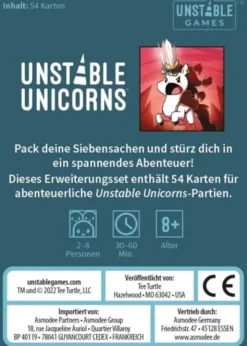Unstable Unicorns – Abenteuer (Erw.)