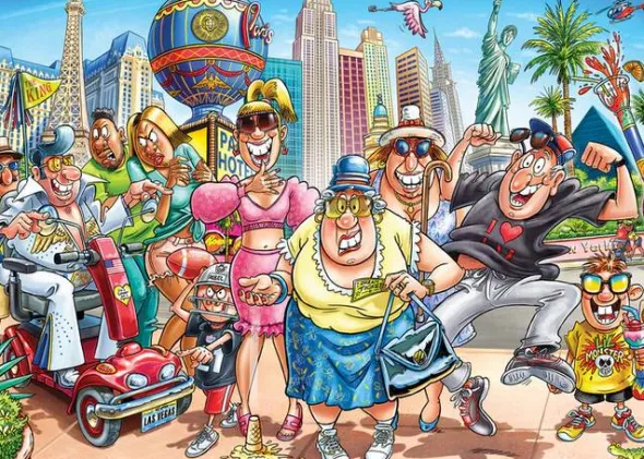 Wasgij Orginal 48: Was in Vegas passiert (1000 Teile)