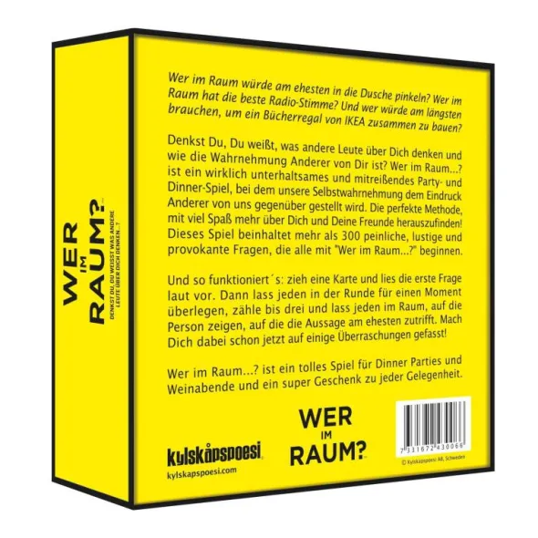 Wer im Raum? Denkst du du weißt,was andere über dich denken?