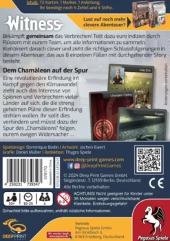Witness - Dem Chamäeon auf der Spur (deutsch)