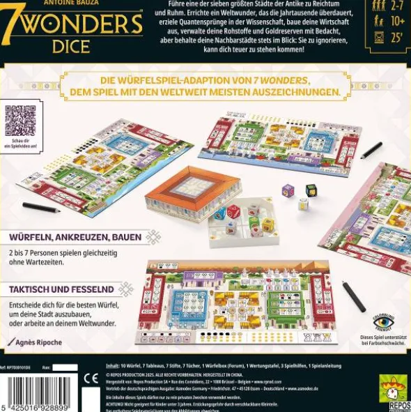 7 Wonders Dice