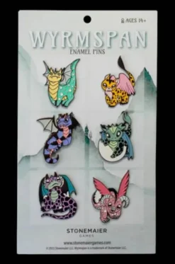 Wyrmspan Enamel Pins