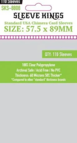 Zombicide Compatible Sleeves (110pcs) 76x88mm - 8827
