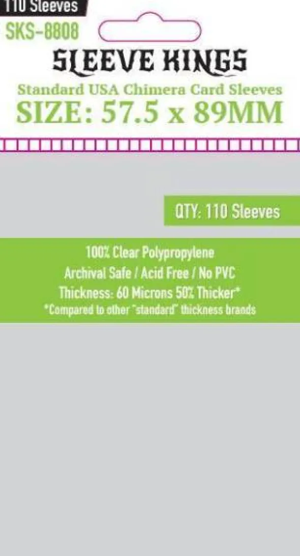 Zombicide Compatible Sleeves (110pcs) 76x88mm - 8827