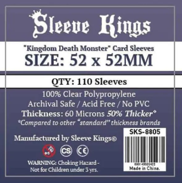 Zombicide Compatible Sleeves (110pcs) 76x88mm - 8827