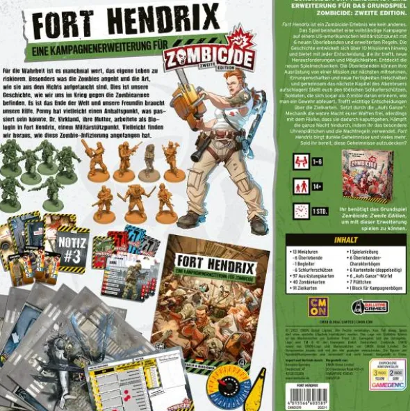Zombicide 2. Edition – Fort Hendrix (Erw.)