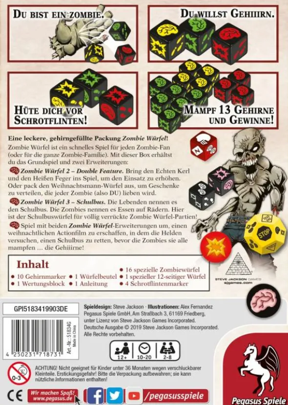 Zombie Würfel - Die Horde