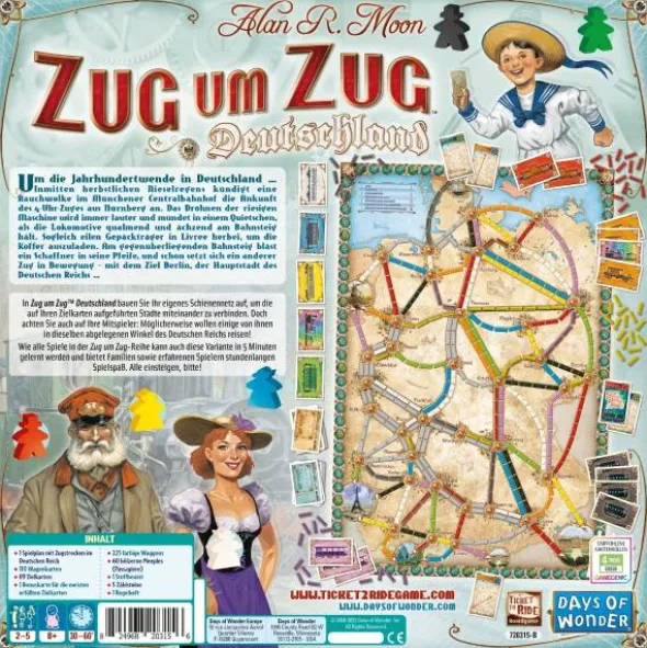 Zug um Zug: Deutschland inkl. Erweiterung 1902